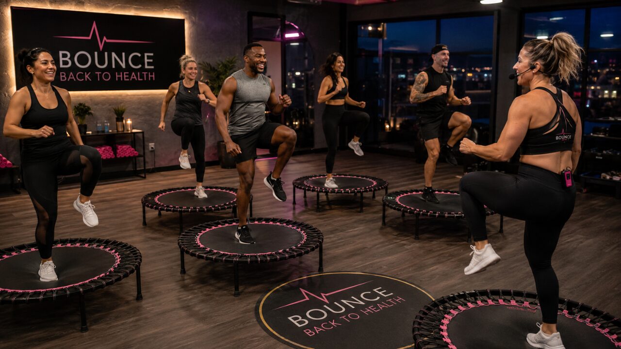 Evening rebound at Bounce Back To Health studio