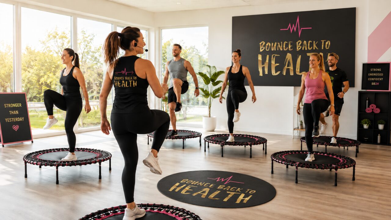 Wednesday morning rebounding at Bounce Back To Health